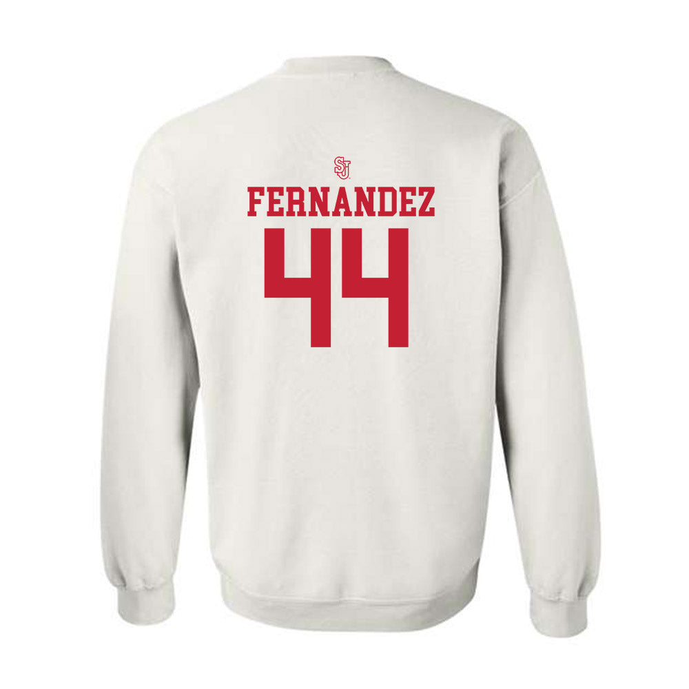 St. Johns - NCAA Softball : Gia Fernandez - Sports Shersey Crewneck Sweatshirt-1