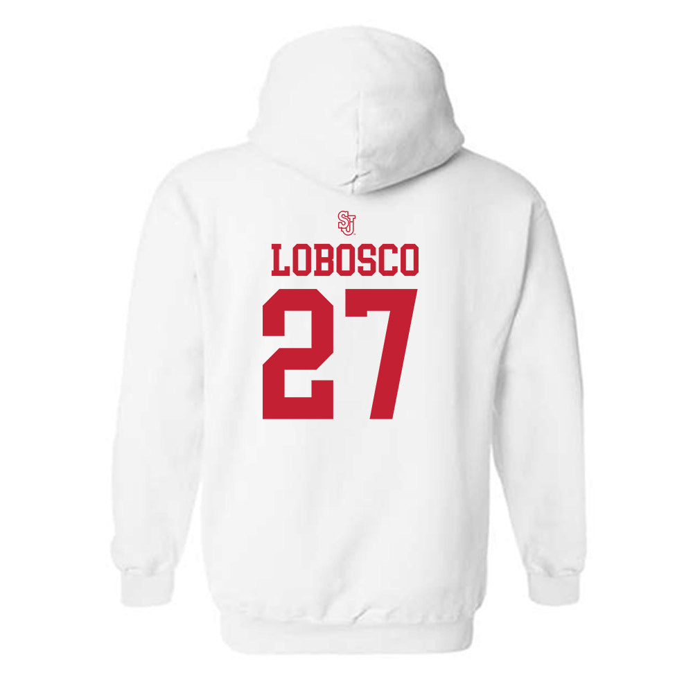 St. Johns - NCAA Softball : Bianca Lobosco - Sports Shersey Hooded Sweatshirt-1