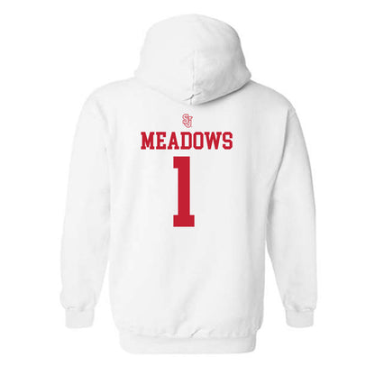 St. Johns - NCAA Softball : Makenna Meadows - Sports Shersey Hooded Sweatshirt-1