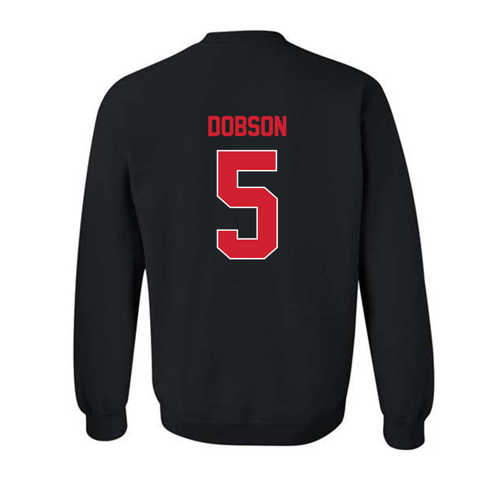 Louisiana - NCAA Baseball : Howard Dobson - Sports Shersey Crewneck Sweatshirt-1