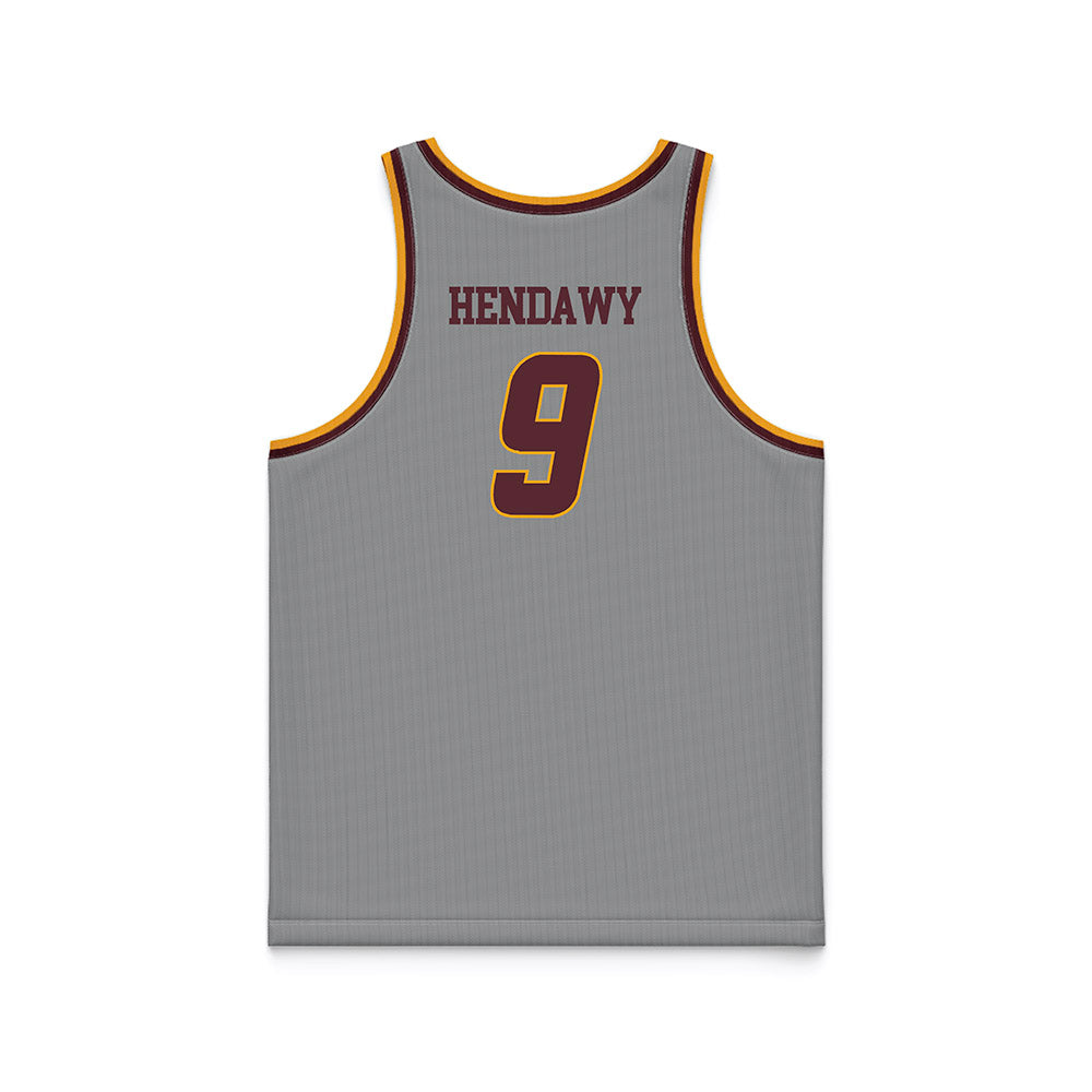 Loyola - NCAA Men's Basketball : Saifaddin Hendawy - Grey Basketball Jersey