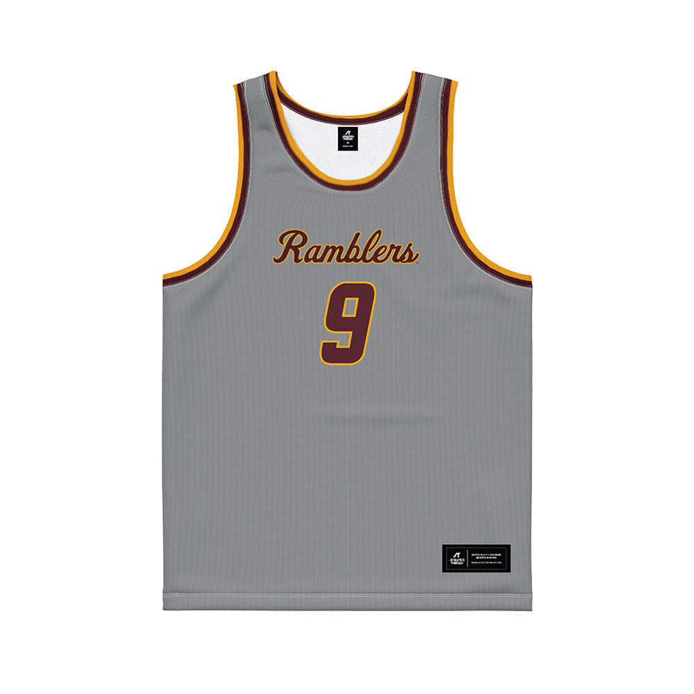 Loyola - NCAA Men's Basketball : Saifaddin Hendawy - Grey Basketball Jersey