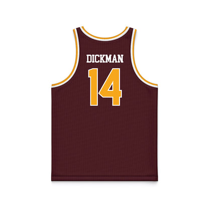 Loyola - NCAA Women's Basketball : Nevaeh Dickman - Maroon Basketball Jersey-1
