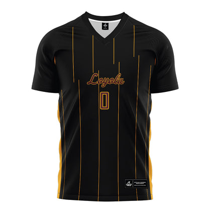 Loyola - NCAA Men's Soccer : Nemanja Pozder - Black Soccer Jersey-0