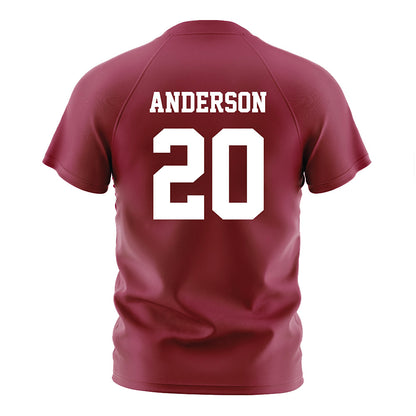 Loyola - NCAA Women's Soccer : Olivia Anderson - Maroon Soccer Jersey-1
