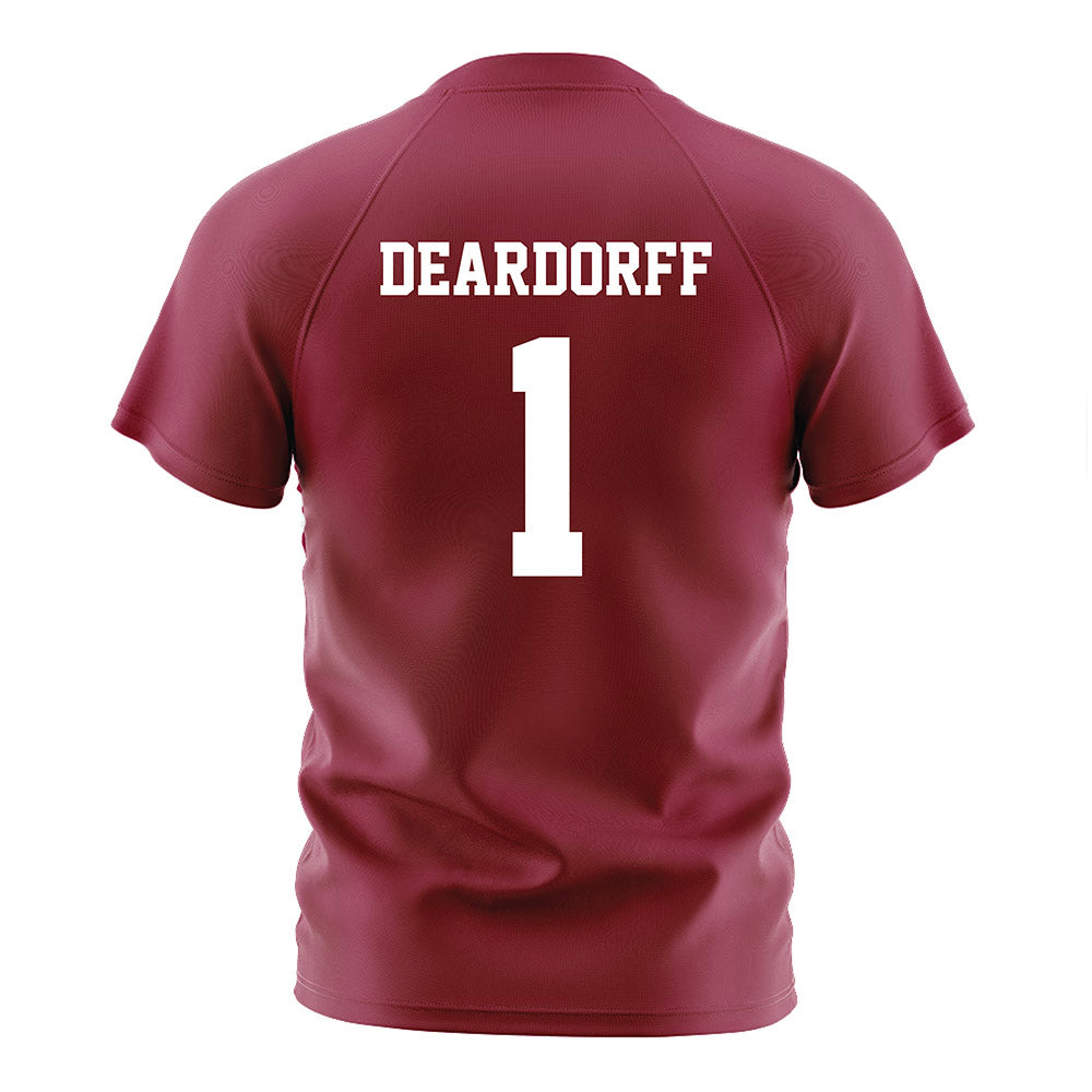 Loyola - NCAA Women's Soccer : Allison Deardorff - Maroon Soccer Jersey-1