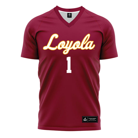 Loyola - NCAA Women's Soccer : Allison Deardorff - Maroon Soccer Jersey-0