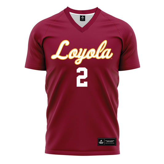 Loyola - NCAA Women's Soccer : Sophie Ackerman - Maroon Soccer Jersey-0