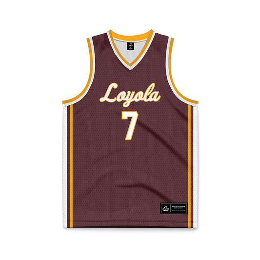 Loyola - NCAA Men's Volleyball : Jake Read - Maroon Basketball Jersey