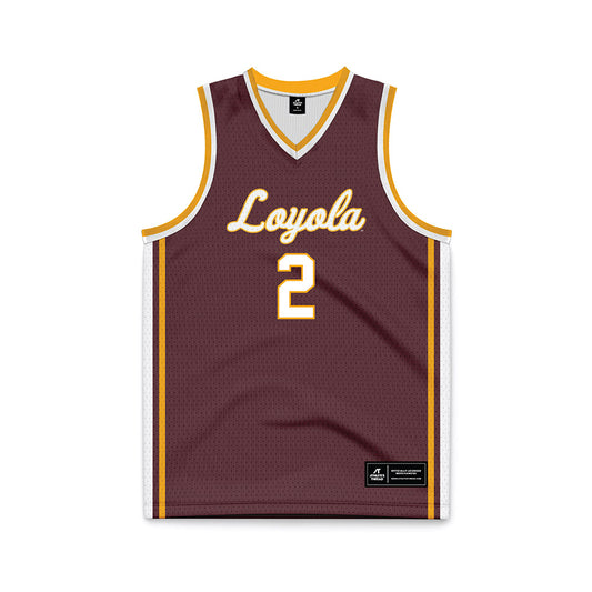 Loyola - NCAA Men's Volleyball : Benjamin Winokur - Maroon Basketball Jersey