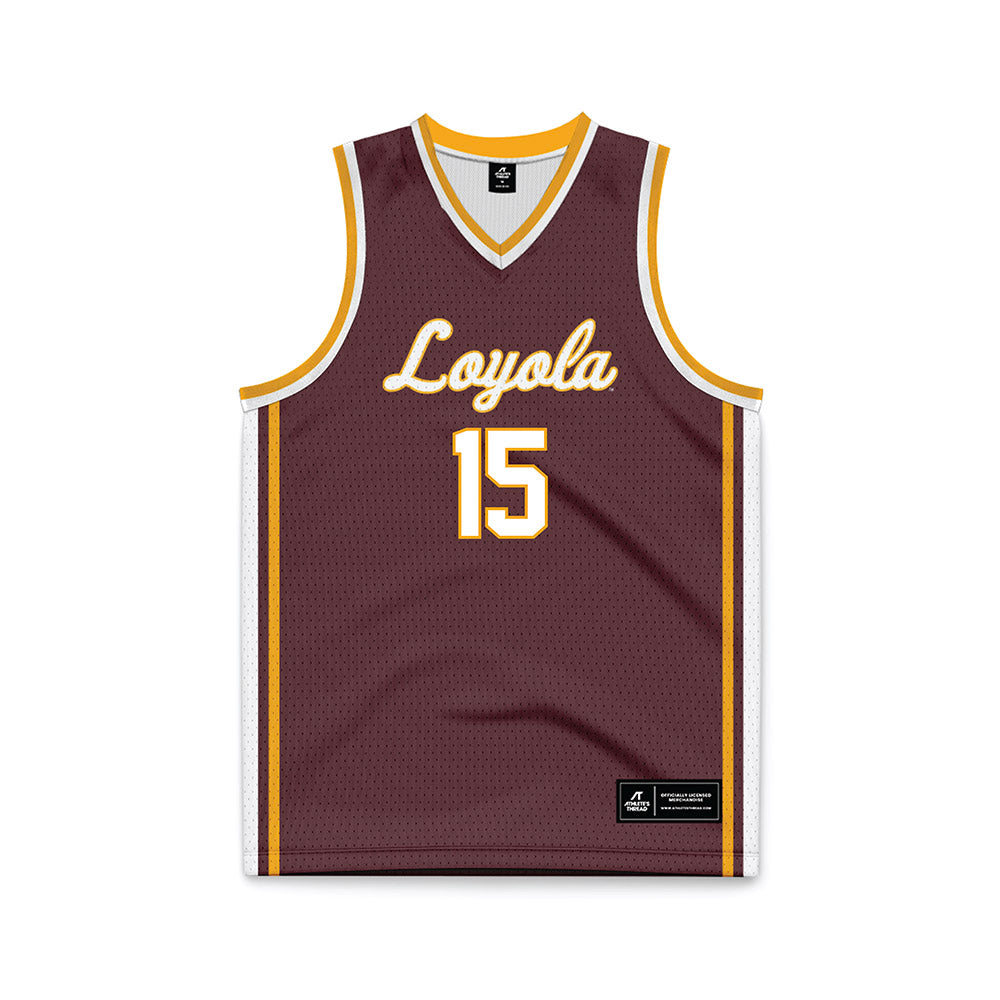 Loyola - NCAA Men's Volleyball : William Hatch - Maroon Basketball Jersey-0