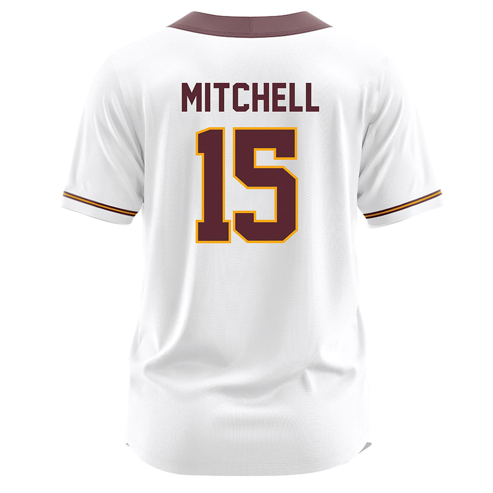  - NCAA Softball : Katie Mitchell - White Jersey-1