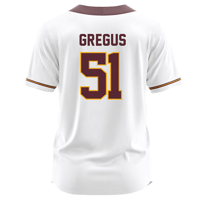 Loyola - NCAA Softball : Abbie Gregus - White Jersey-1