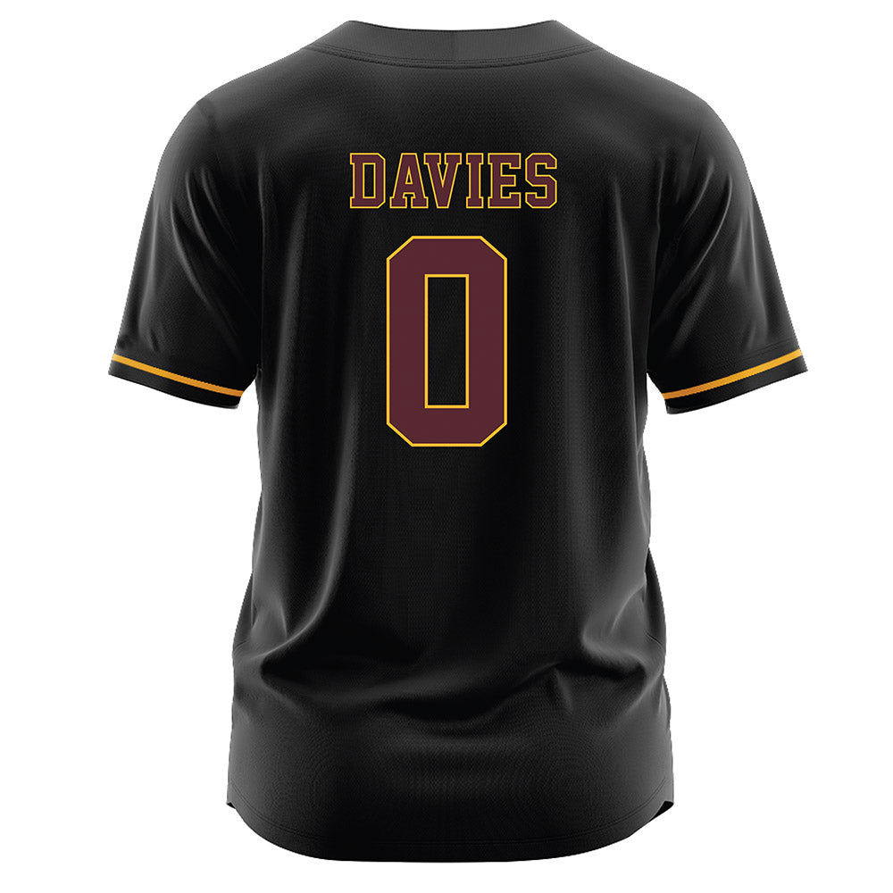 Loyola - NCAA Softball : Kate Davies - Black Jersey-1