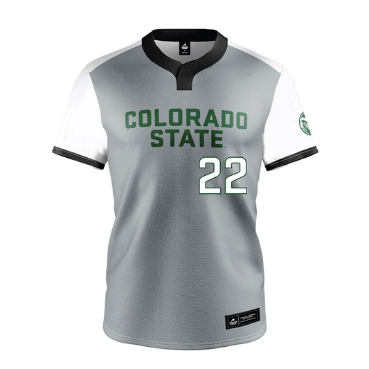 Colorado State - NCAA Softball : Kyra Smith - Grey Jersey-0