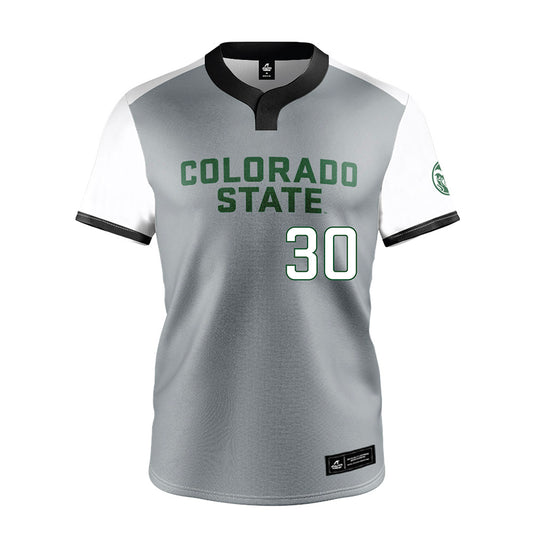 Colorado State - NCAA Softball : Andrea Jaskowiak - Grey Jersey-0