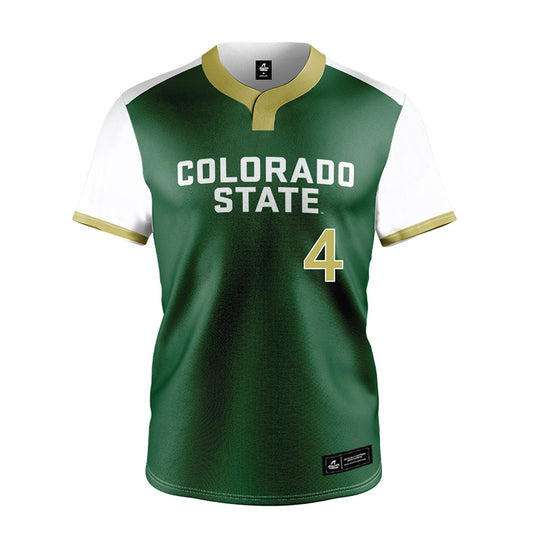 Colorado State - NCAA Softball : Jasmin Martinez - Green Jersey-0