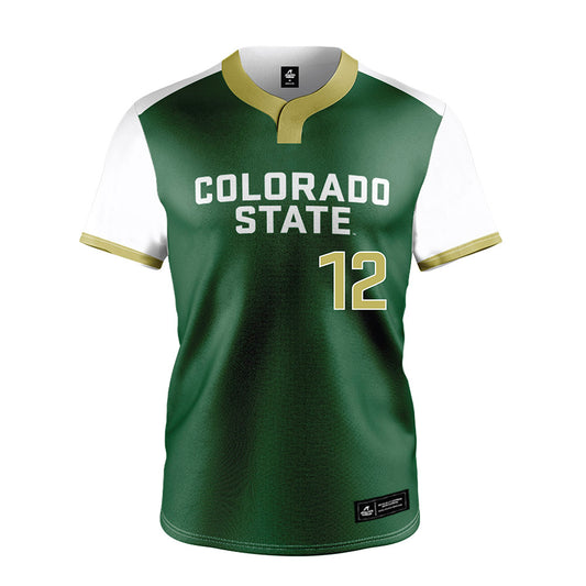 Colorado State - NCAA Softball : Reagan Wick - Green Jersey-0