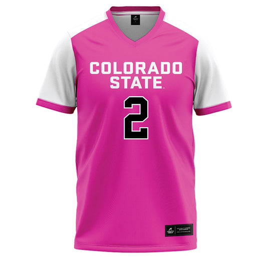 Colorado State - NCAA Softball : Jaclyn Smith - Pink Baseball Jersey