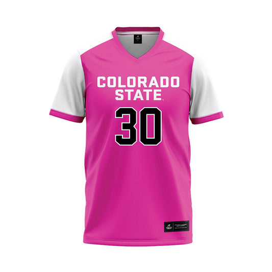 Colorado State - NCAA Softball : Andrea Jaskowiak - Pink Baseball Jersey-0