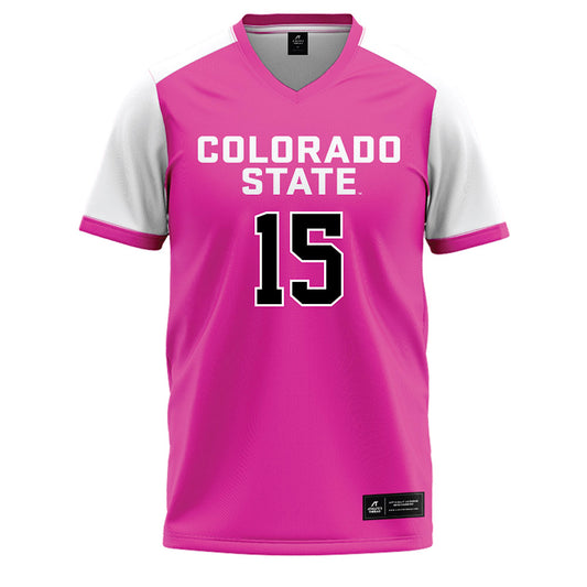 Colorado State - NCAA Softball : Delaney Saugstad - Pink Baseball Jersey