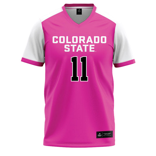 Colorado State - NCAA Softball : Karlie Cooledge - Pink Baseball Jersey
