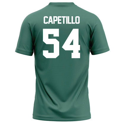 OKBU - NCAA Football : Landen Capetillo - Green Football Jersey-1