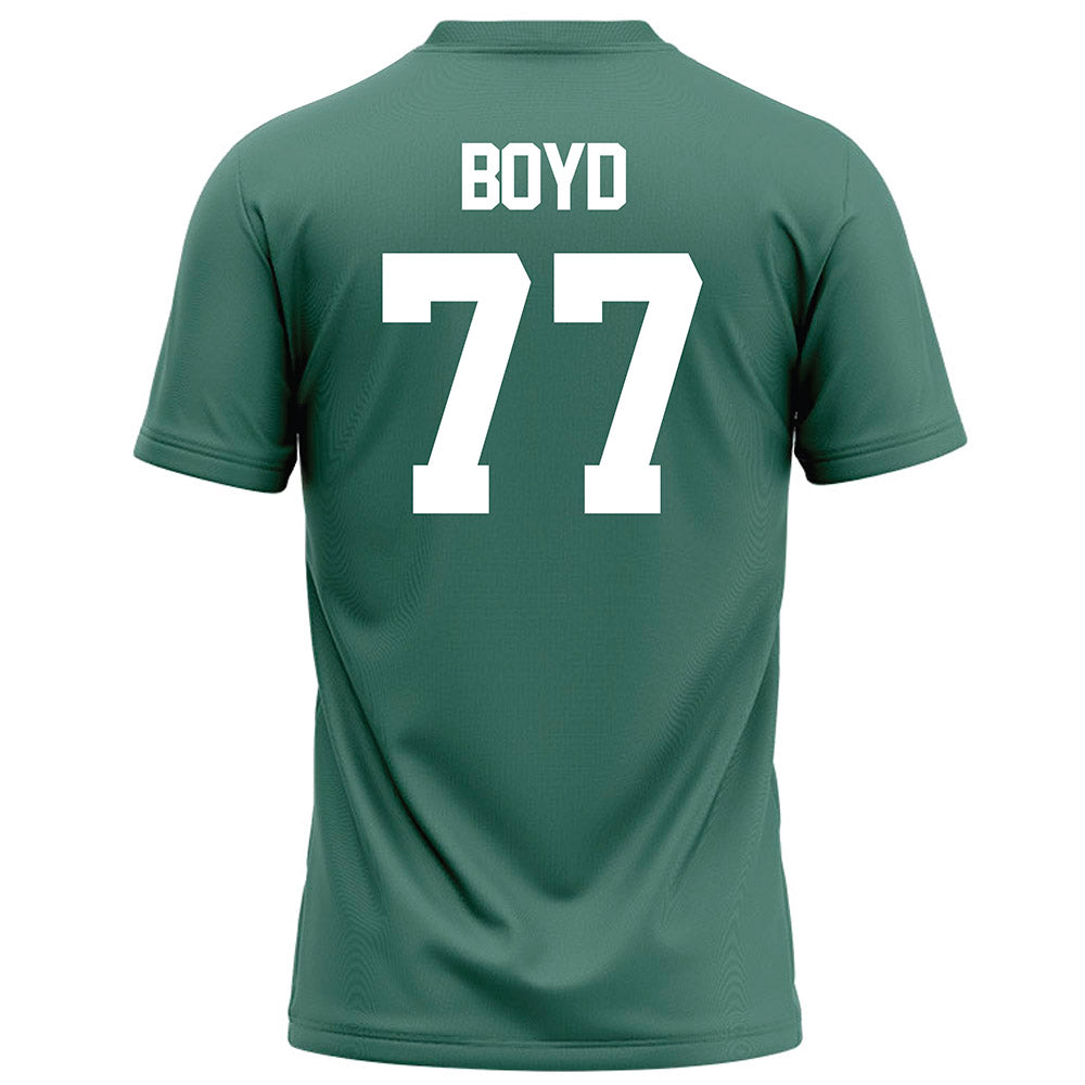 OKBU - NCAA Football : Carter Boyd - Green Football Jersey-1