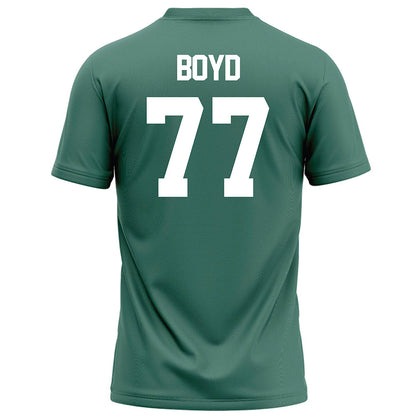 OKBU - NCAA Football : Carter Boyd - Green Football Jersey-1