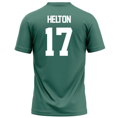 OKBU - NCAA Football : Kai helton - Green Football Jersey-1