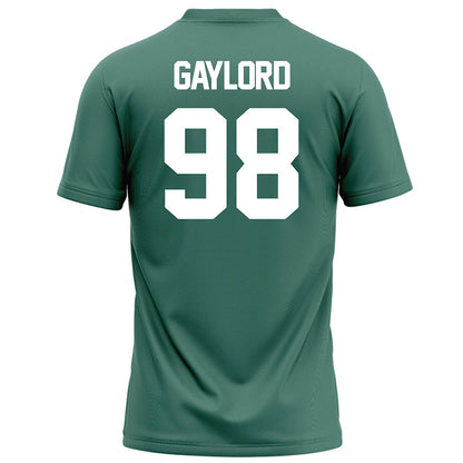 OKBU - NCAA Football : Peyton Gaylord - Green Football Jersey