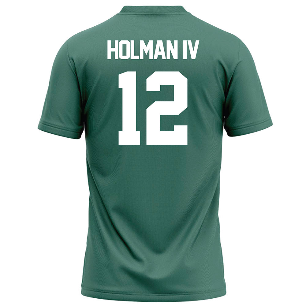 OKBU - NCAA Football : Robert Lee Holman IV - Green Football Jersey-1