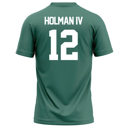 OKBU - NCAA Football : Robert Lee Holman IV - Green Football Jersey-1