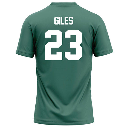 OKBU - NCAA Football : Caleb Giles - Green Football Jersey-1