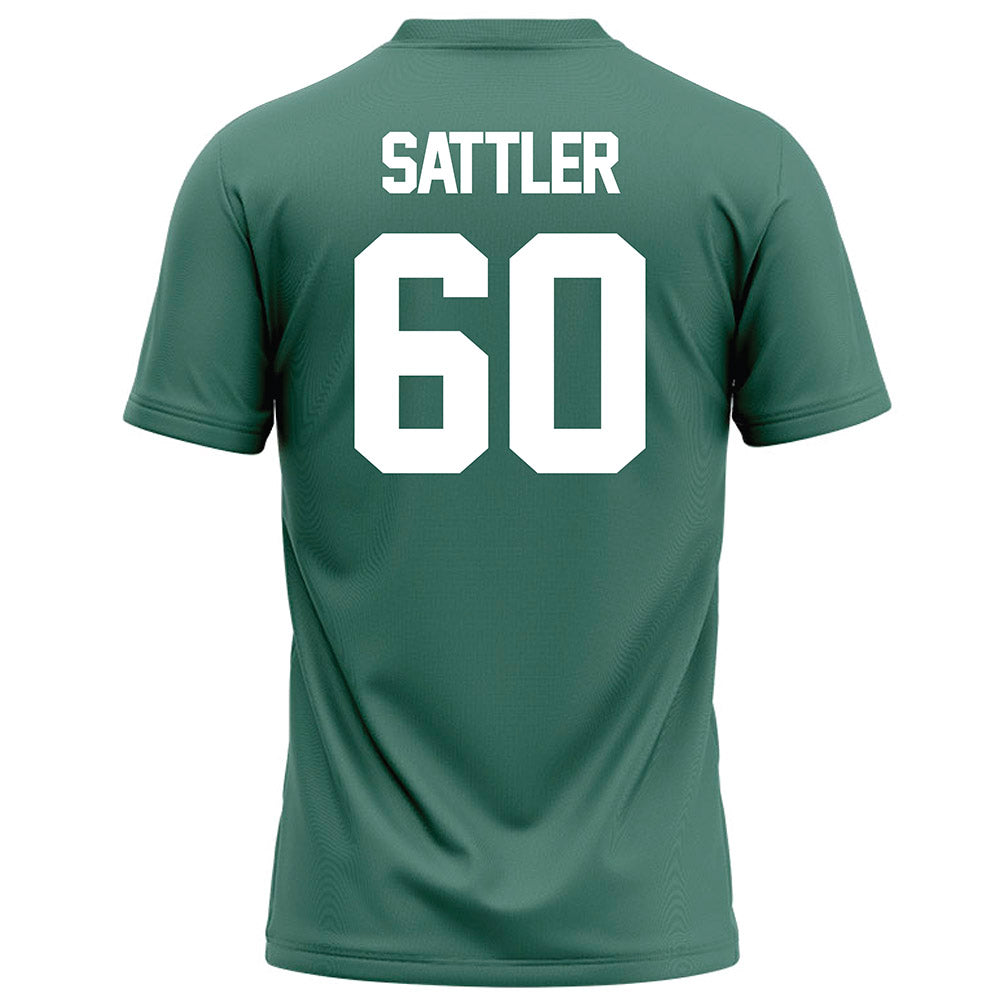 OKBU - NCAA Football : Landry Sattler - Green Football Jersey-1