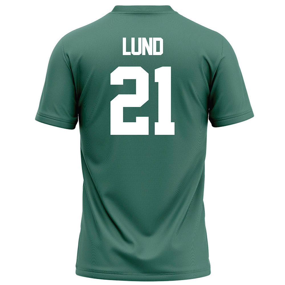 OKBU - NCAA Football : Matthew Lund - Green Football Jersey