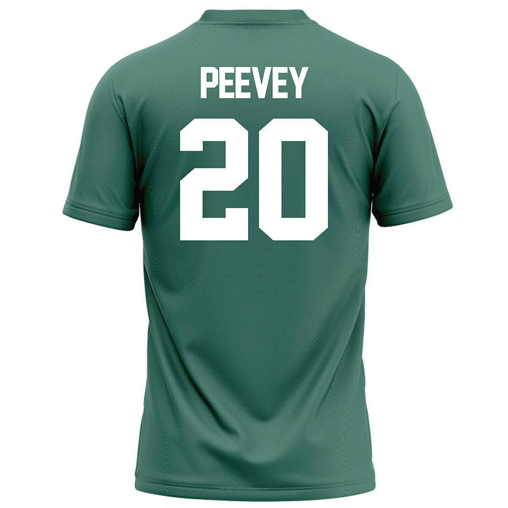 OKBU - NCAA Football : Caden Peevey - Green Football Jersey