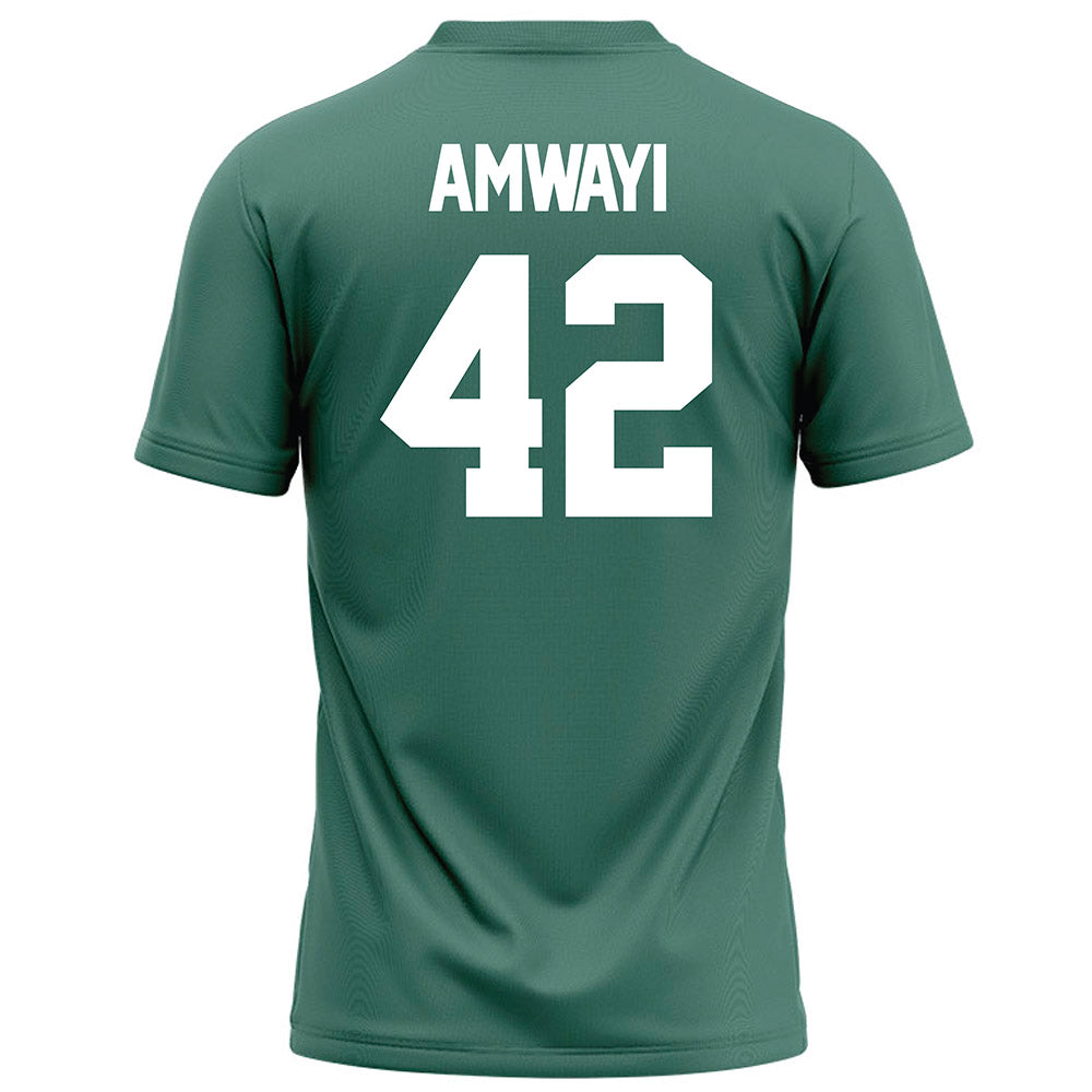 OKBU - NCAA Football : Bradley Amwayi - Green Football Jersey-1