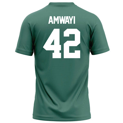 OKBU - NCAA Football : Bradley Amwayi - Green Football Jersey-1