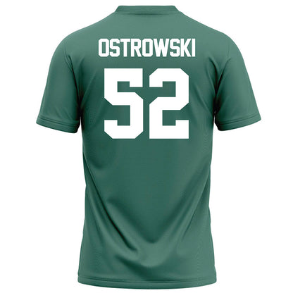 OKBU - NCAA Football : Jacob Ostrowski - Green Football Jersey