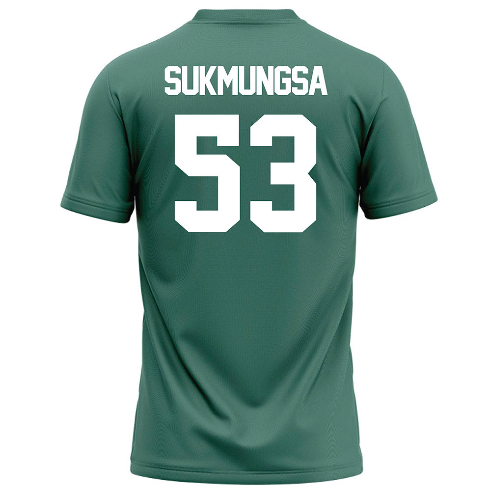 OKBU - NCAA Football : Andrew Sukmungsa - Green Football Jersey-1