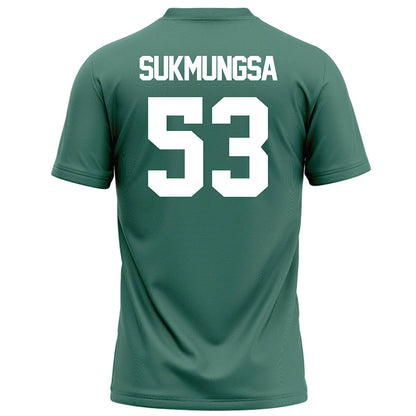 OKBU - NCAA Football : Andrew Sukmungsa - Green Football Jersey-1