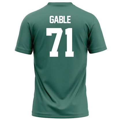 OKBU - NCAA Football : Tristan Gable - Green Football Jersey-1