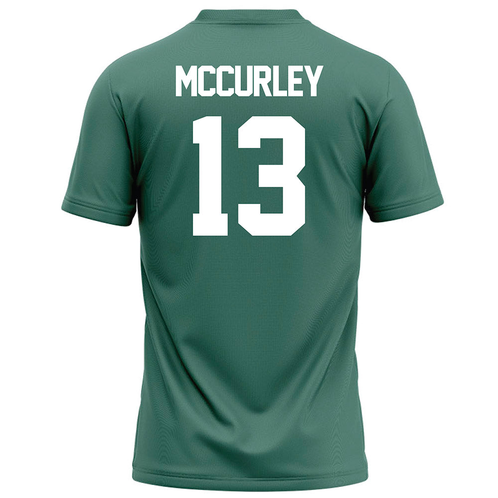 OKBU - NCAA Football : Gavin McCurley - Green Football Jersey