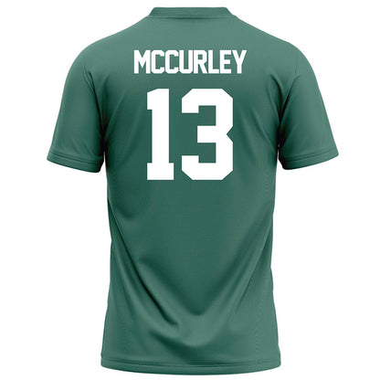 OKBU - NCAA Football : Gavin McCurley - Green Football Jersey