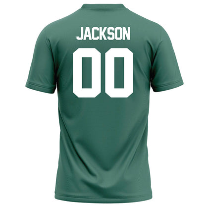 OKBU - NCAA Football : John Jackson - Green Football Jersey-1