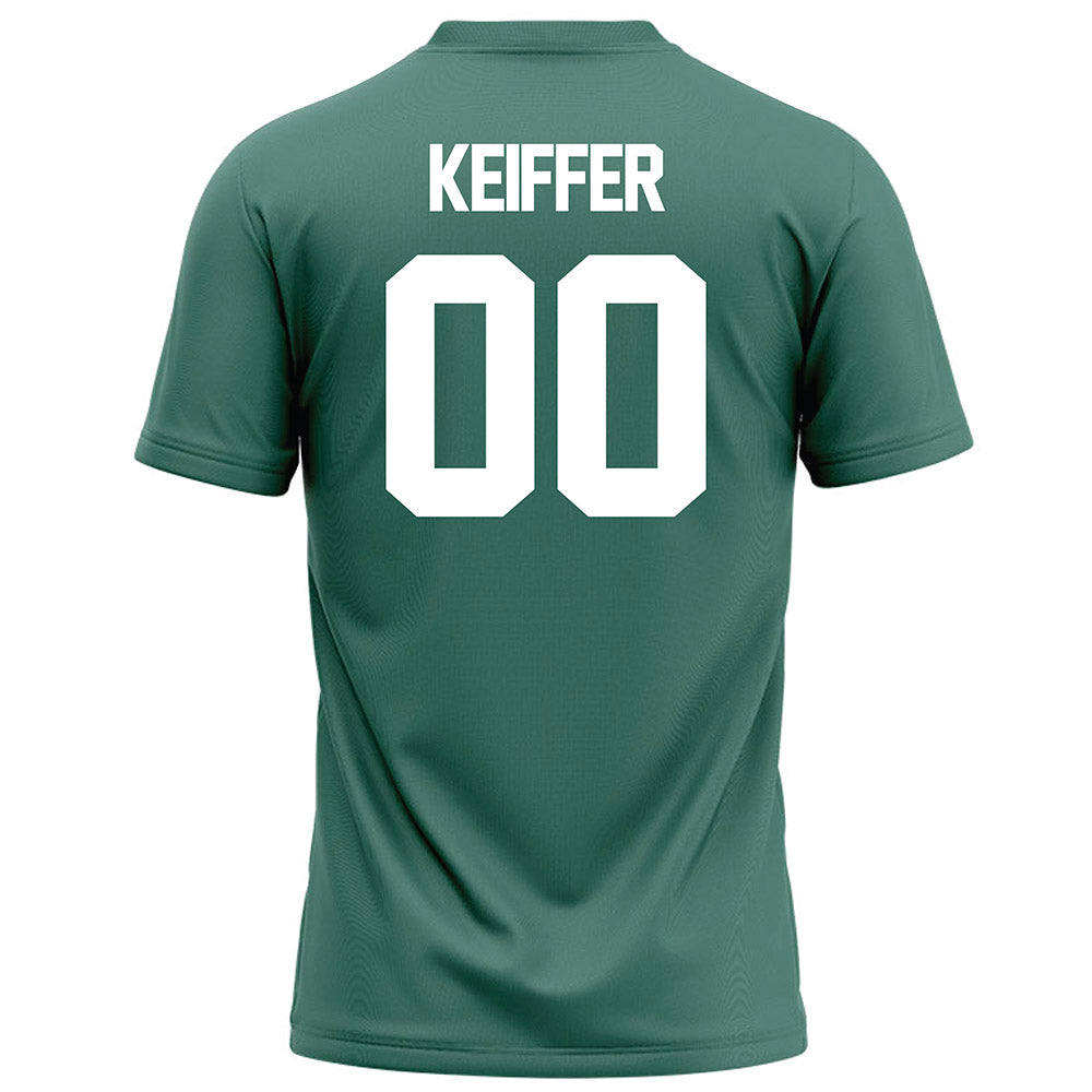 OKBU - NCAA Football : Nathan Keiffer - Green Football Jersey-1