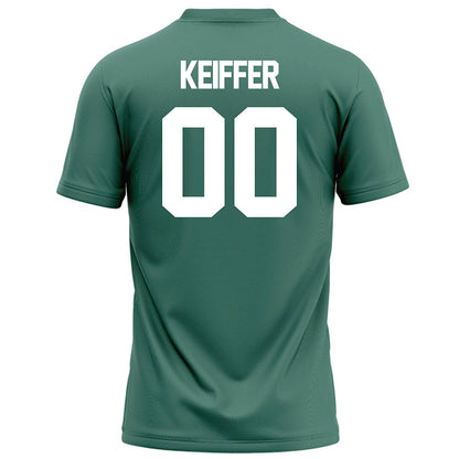 OKBU - NCAA Football : Nathan Keiffer - Green Football Jersey-1