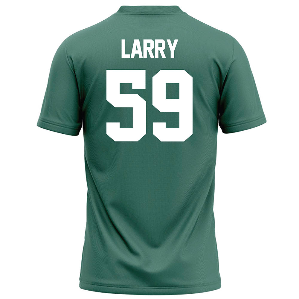 OKBU - NCAA Football : Sean Larry - Green Football Jersey-1