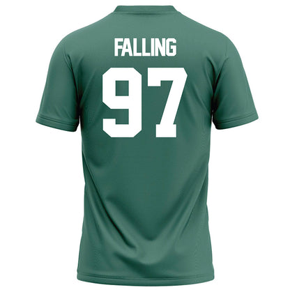 OKBU - NCAA Football : Carter Falling - Green Football Jersey-1